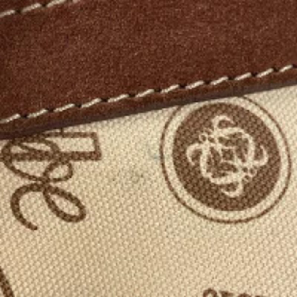 Loewe bag shoulder red handbag canvas brown - Picture 5 of 7
